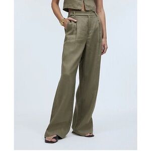 Madewell Olive Wide Leg Pants